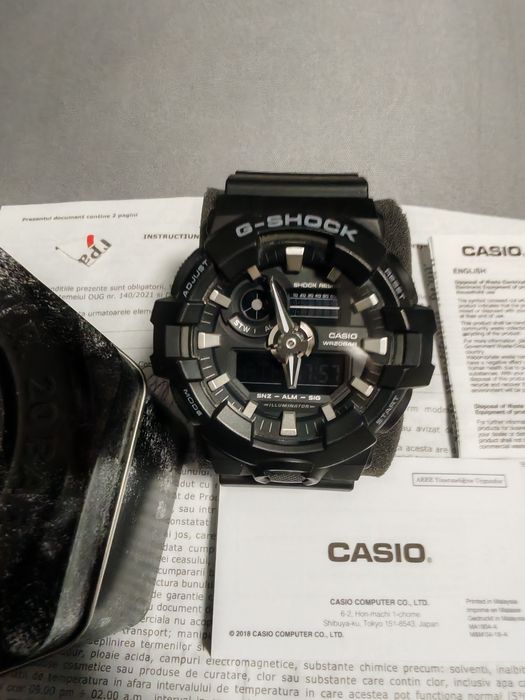 OKAZIE... GShock  GA 700 ca nou  plus un ceas   Casio GA 2100 preț 370 RON ambele