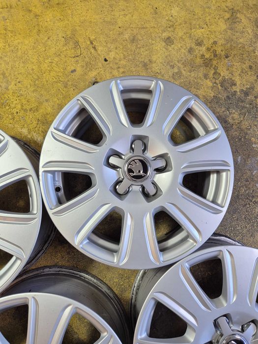 4 Jante Aliaj 5x112 16'' OEM VW Golf Passat Caddy Touran Sharan T-ROC