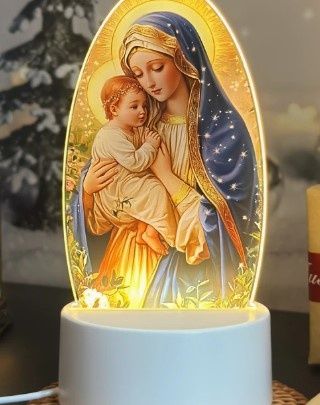 Icoana iluminată alimentată prin usb