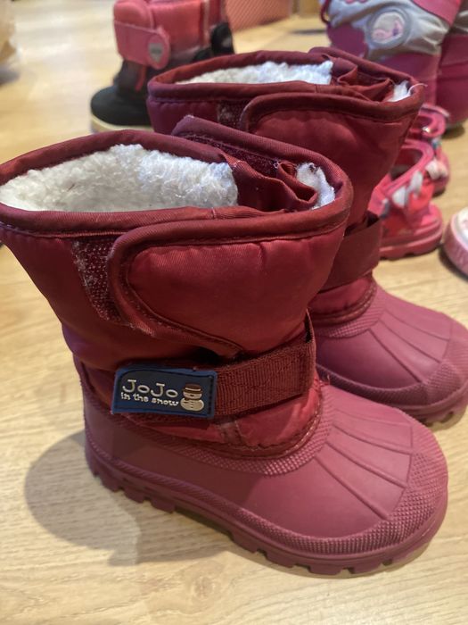 Зимни супер обувки за момиче, 24 номер JoJo Maman bebe
