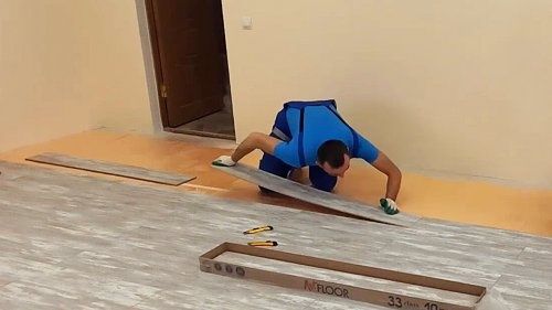 Установка ламината и линолиума