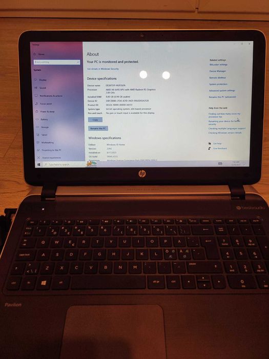 Laptop HP Pavilion 15.6"