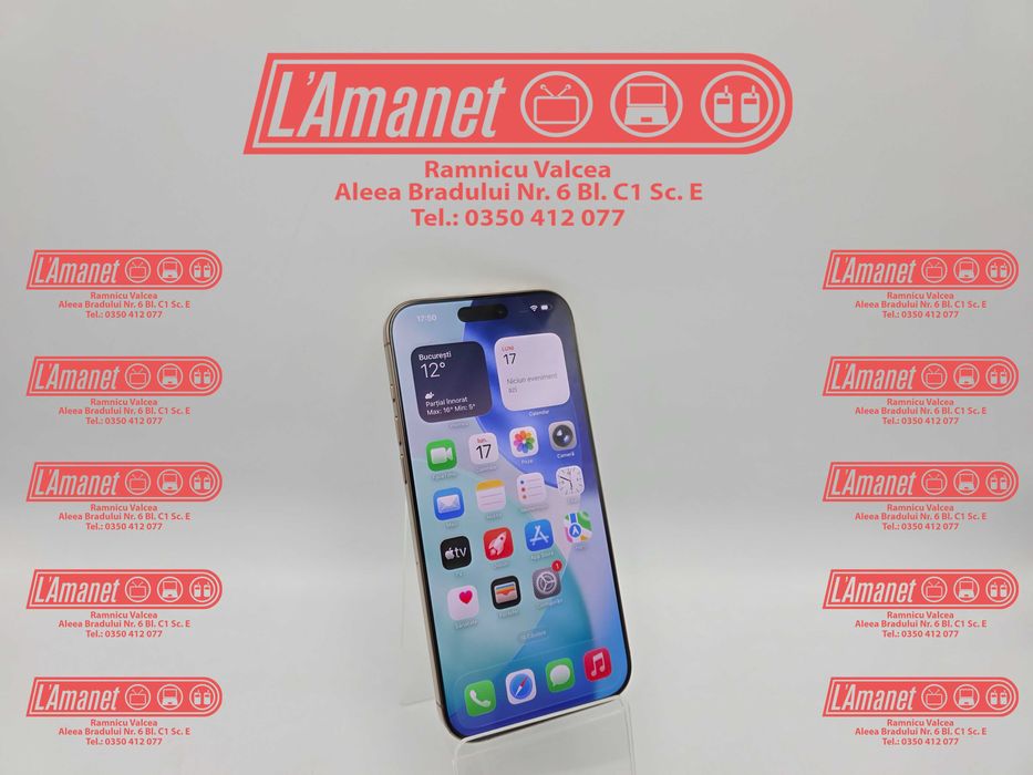 iPhone 16 Pro Max Desert Titanium 256GB Neverlock Stare Buna FullBox