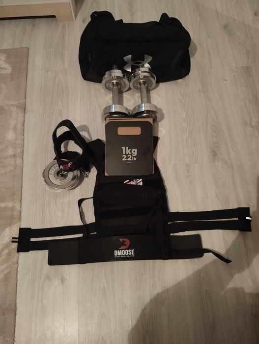 Fitness gym power and JBL white