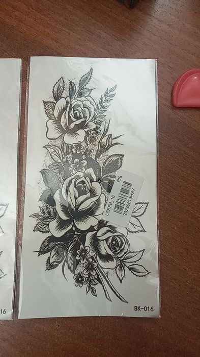 Тату переводные водостойкие