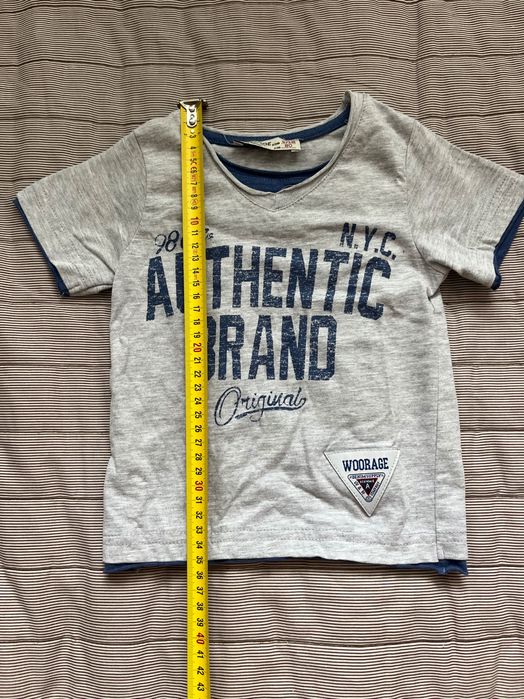 Комплект/сет от 3 памучни тениски 9-12м