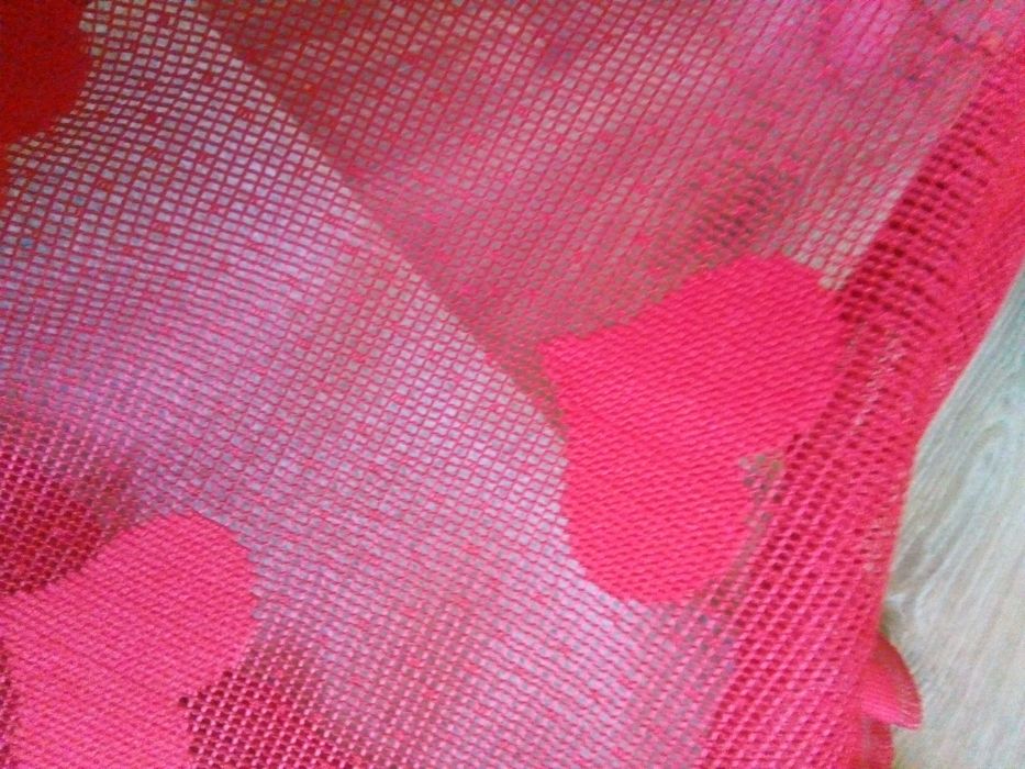 Нова цена!Комплект пердета, 3 бр , червени със сърца