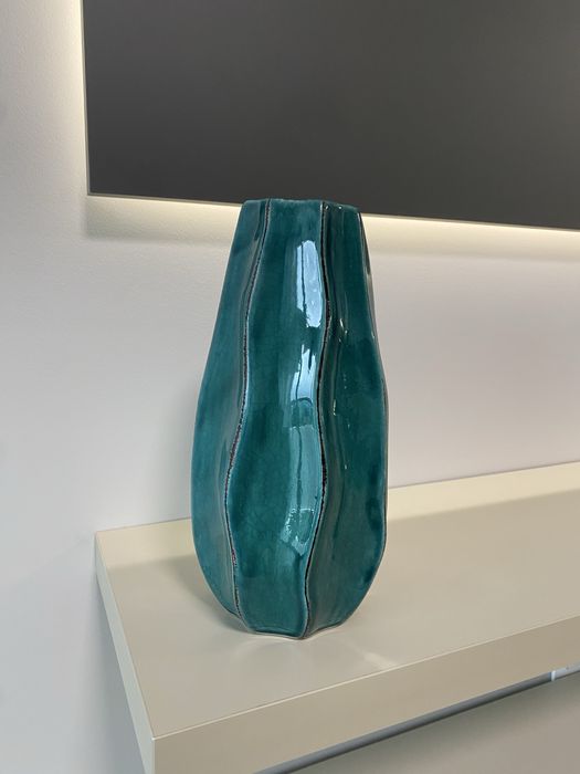 Керамична Тюркоазена Ваза