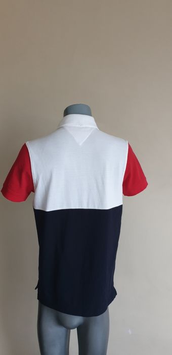 Tommy Hilfiger Colorblock Pique / XS НОВО! ОРИГИНАЛ! Мъжка Тениска!