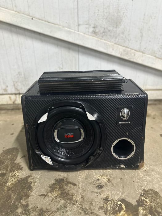 Сабвуфер, усилитель, колонки