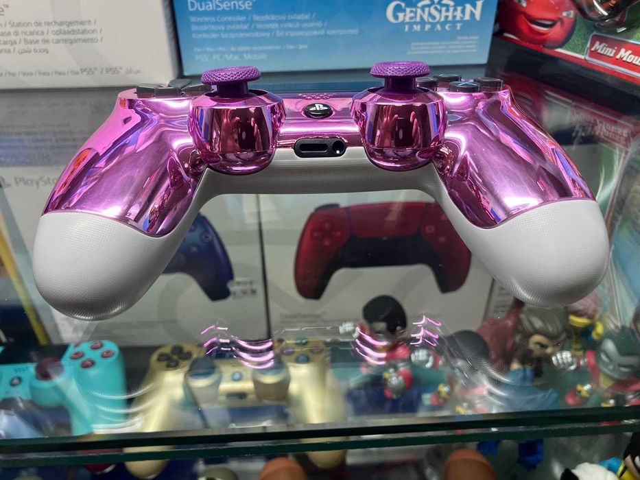Джойстик Sony PS4 DualShock 4 ,Chrome Rose Gold , JDM-055 Upgrade