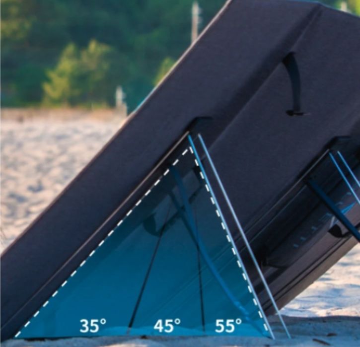 Panou solar Bluetti MP 200w functioneaza ca un panou de 100-120w