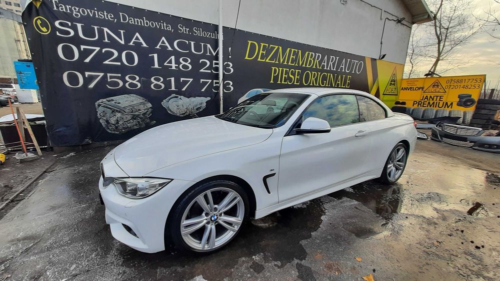 Dezmembrez bmw seria 4 cabrio F33 420D n47 m-pack/bara fata m/capota/