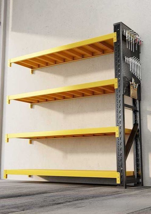 Металлический стеллаж для ванной с регулируемыми полками \ donagayam