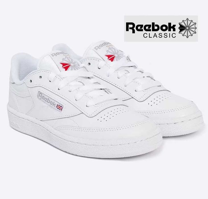 Reebok Club C85 - нови, естествена кожа, номер 37,5