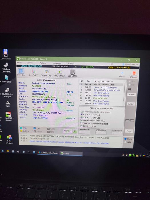 Ssd SanDisk Extreme Pro 240gb 100%