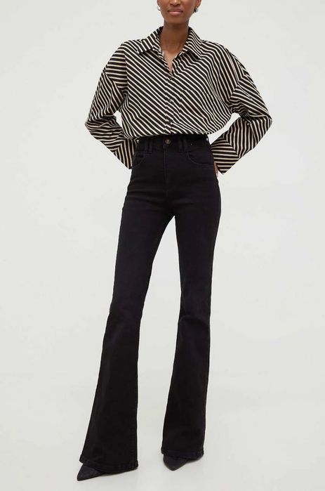 Дънки РАЗПРОДАЖБА 34 XS Zara H&M Answear Wide Leg Flare