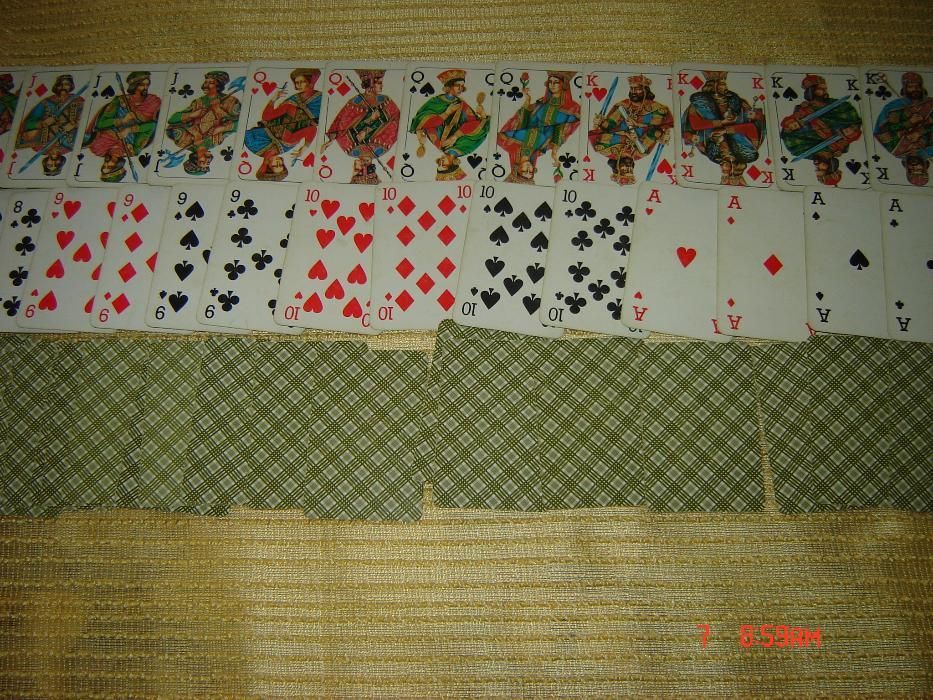 Carti de joc CCCP anii 80
