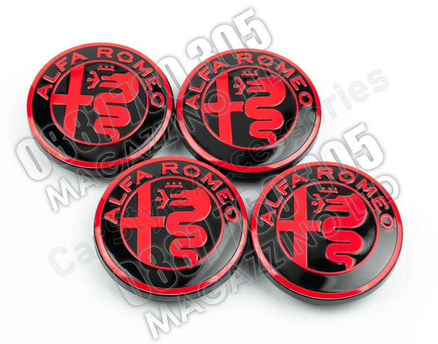 Капачки за Джанти Алфа Ромео 50 мм 145, 147, 156 GT GTV Комплект 4бр.