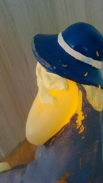 Светеща восъчна фигура дама цветя пано статуя кукла дете играчка кукла