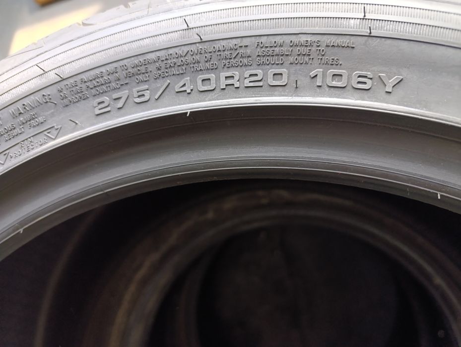 O anvelopă de vara nouă 275 40 20 Goodyear dot 2018