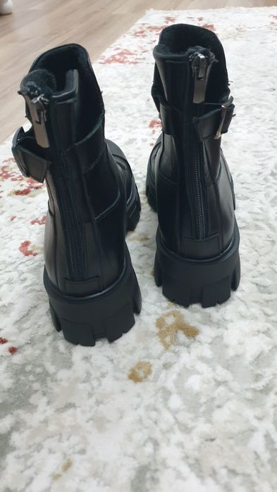 Дамски боти от естествена кожа