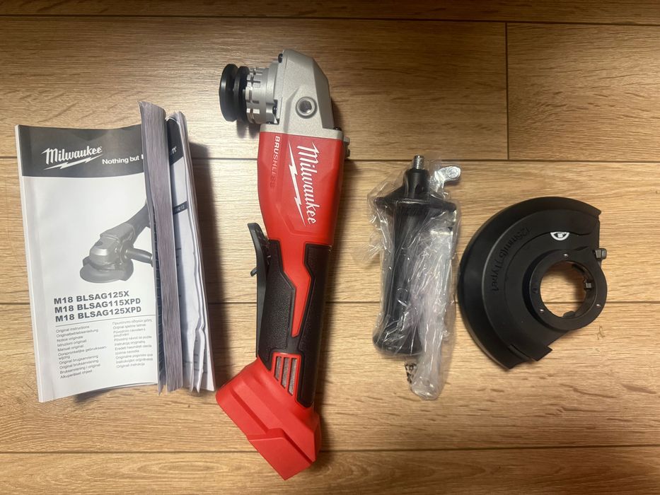 Акумулаторен безчетков ъглошлайф Milwaukee M18 BLSAG125XPD