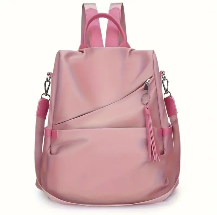 Розова дамска раница