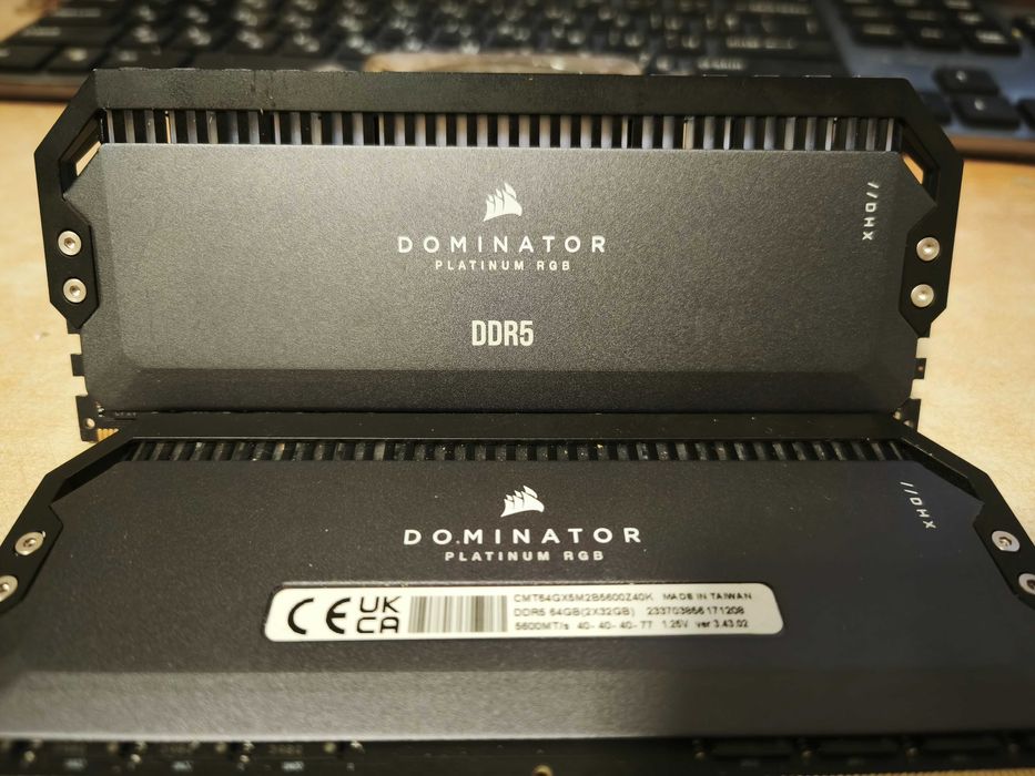 RAM DDR5 Corsair Dominator 64GB RGB - 2X32 GB 6000 MHZ AMD EXPO/XMP3