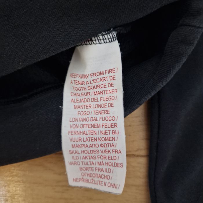 Original Unisex Nike Black Hoodie White Swoosh  - Size M