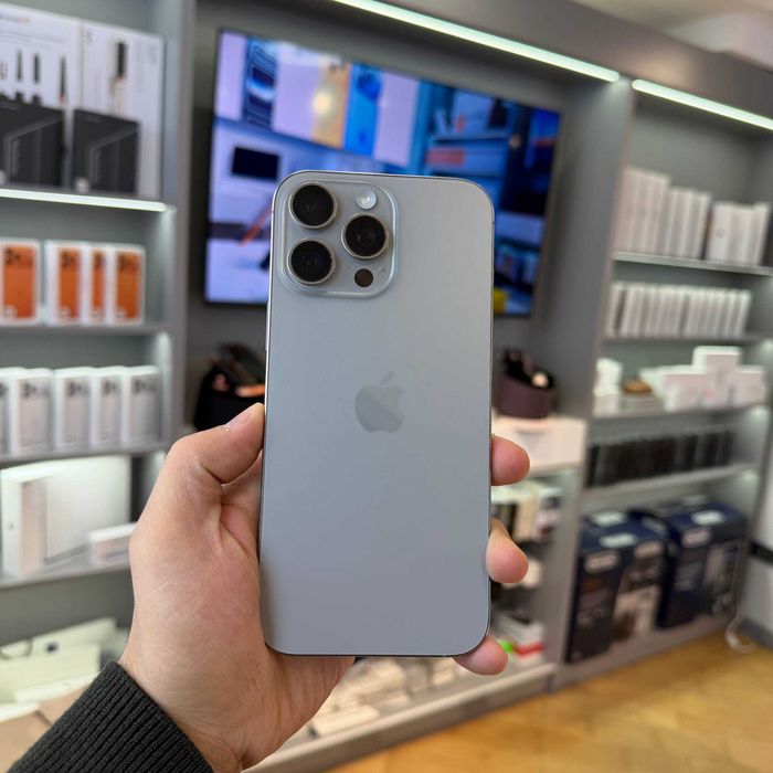 Muddatli to'lov iPhone 16 Pro Max Natural Titanium 100%