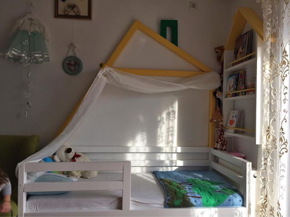 Pat copii facut pe comanda cu spatiu depozitare