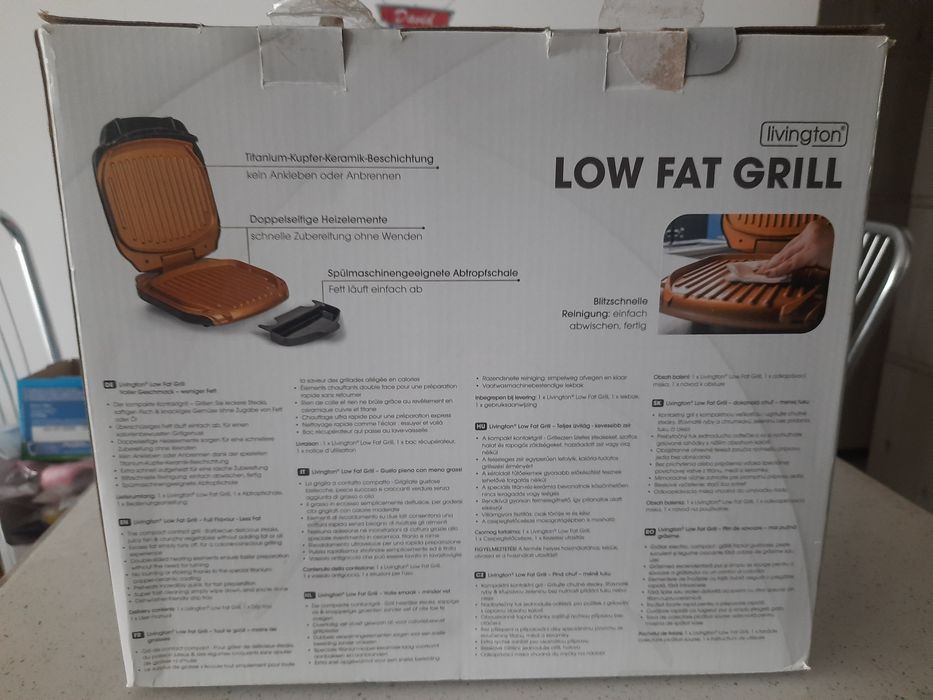 Grill electric low fat