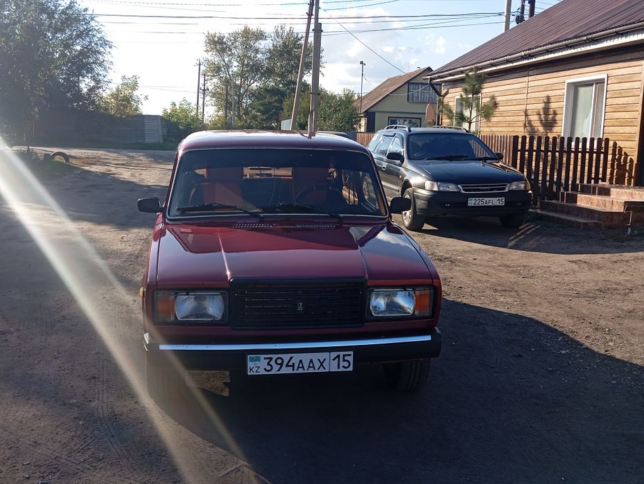 Ваз 2107 на отличном ходу.