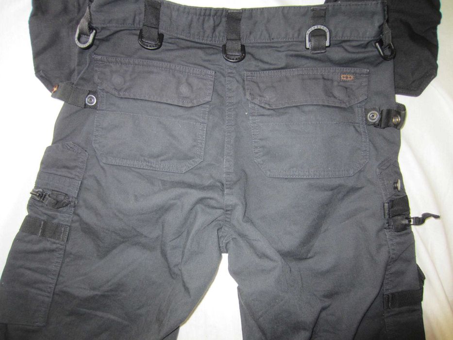 Pantaloni de lucru Dunderdon, masura W31 L34, Talie=82cm,Lung=107cm, material (50%bumbac+50%Cordura), stare f.buna