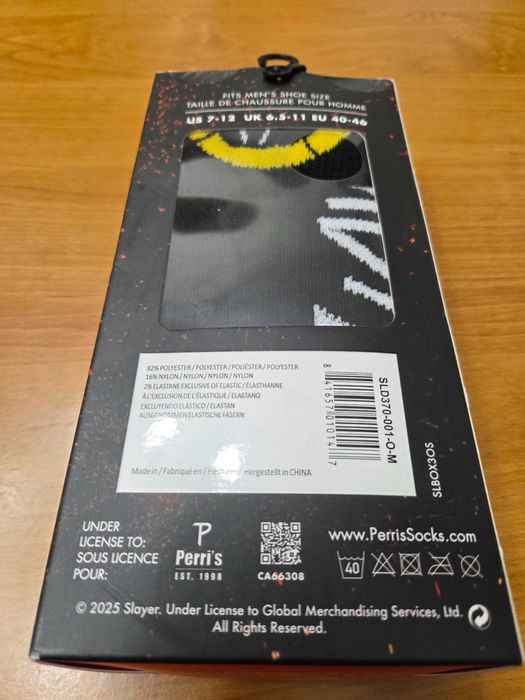 Мъжки метал чорапи Slayer, 3 бр.