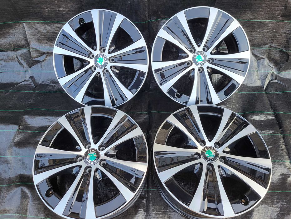 Vand jante Bicolore 5x112 R18 pt Skoda Kodiaq, Superb, Karoq, Octavia