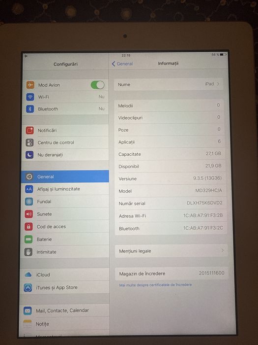 Ipad 3 Apple, stare excelenta, 9,7 inch