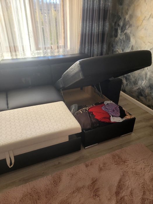 Canapea extensibilă+ladĂ