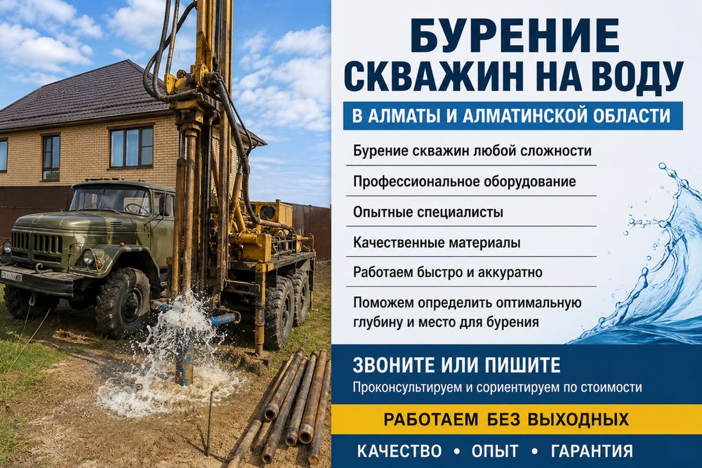 Бурим скважину не дорого