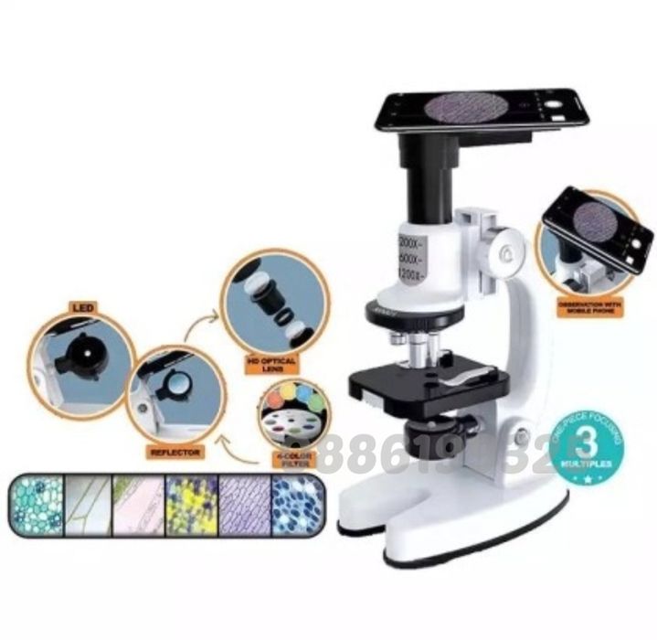 Детски микроскоп Science Microscope Suit 1200X