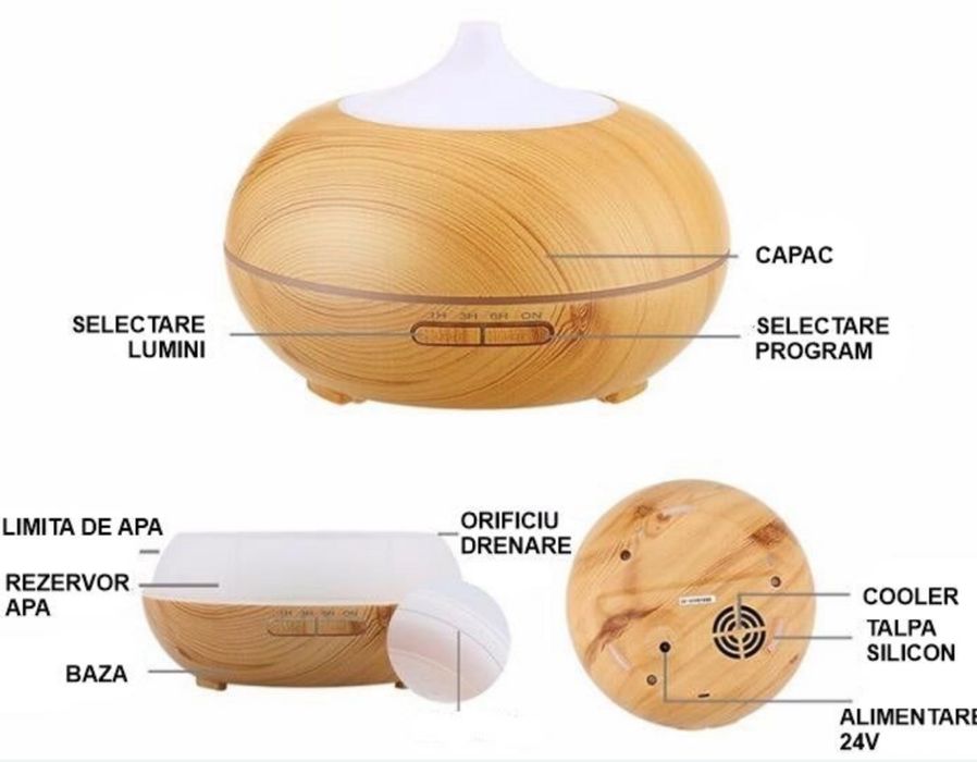 Difuzor aromaterapie / aroma therapy difuser/ umidifucator