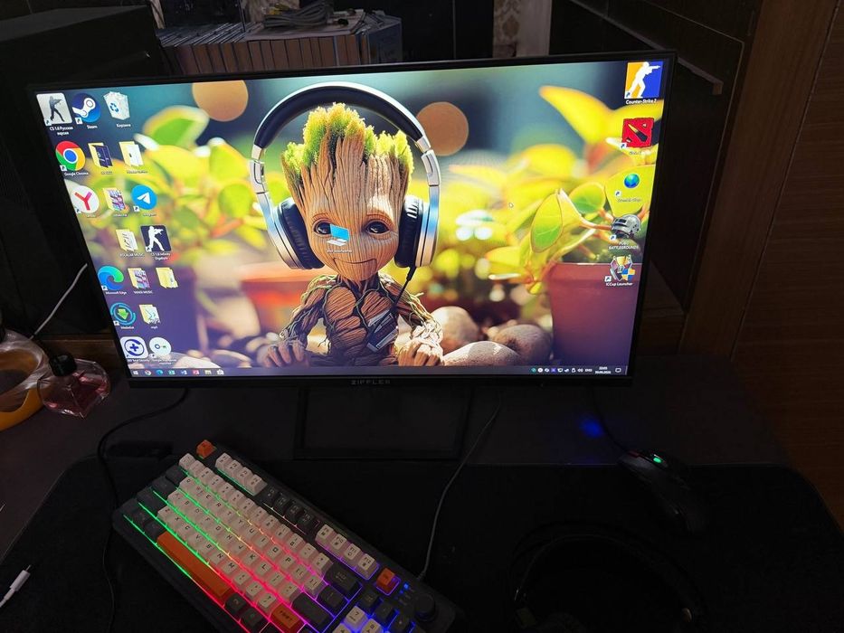 Win10pro vd kartartx 590 8gb 16operatifka 1tb hard 128ssd