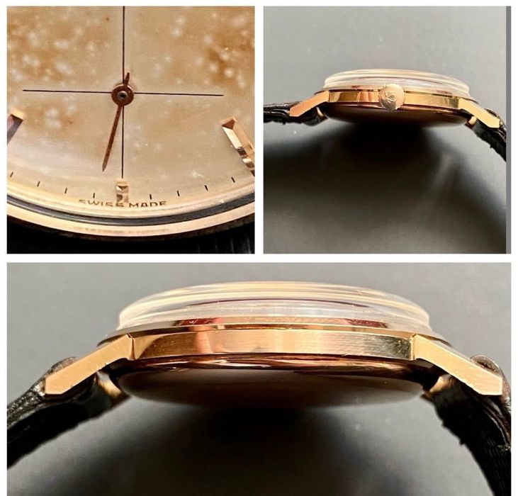 Ceas Omega cal 268. Aur masiv 18k