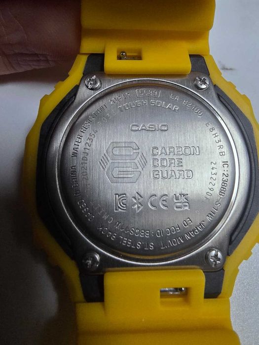 Casio, Ceas analog si digital G-Shock 5689, Galben sofran -P-