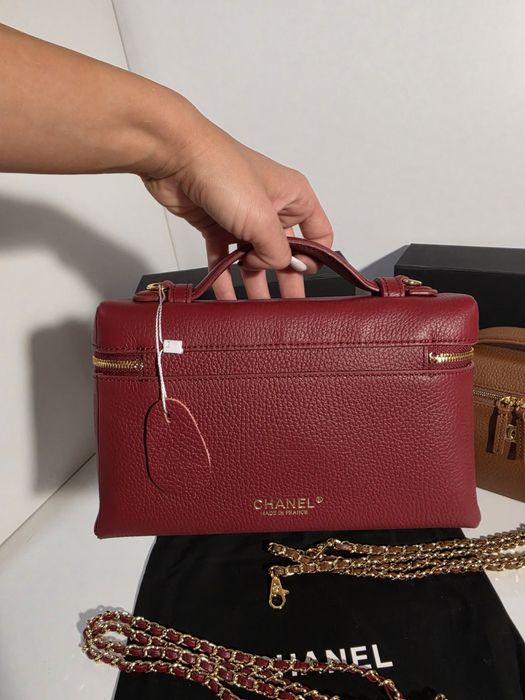 Дамска чанта Chanel Lunch Box 26C Red