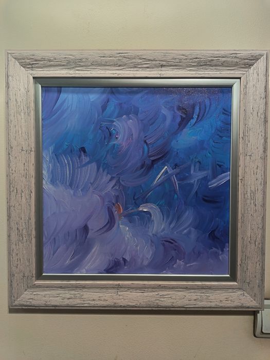 Оригинална абстрактна картина масло върху платно