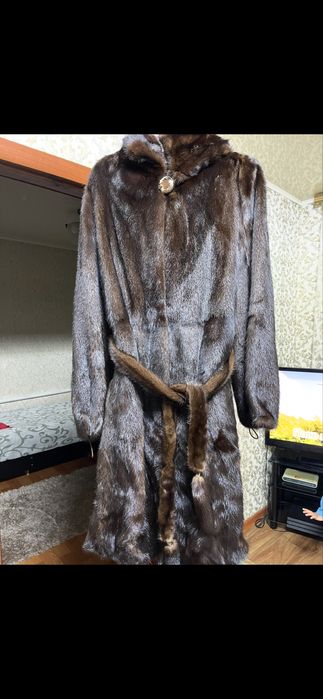 Шуба норковая до колен