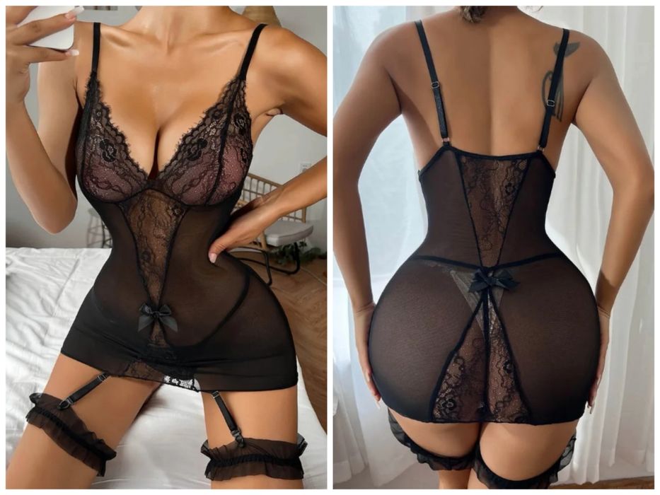 Costum sexy / Lenjerie Sexy Dantela Marimi S, M, L, XL