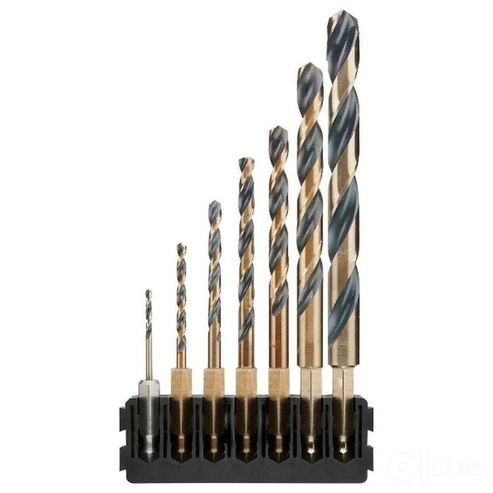 Набор сверл по металлу DeWALT Black&Gold 2-10мм 7шт. DT70831-QZ
